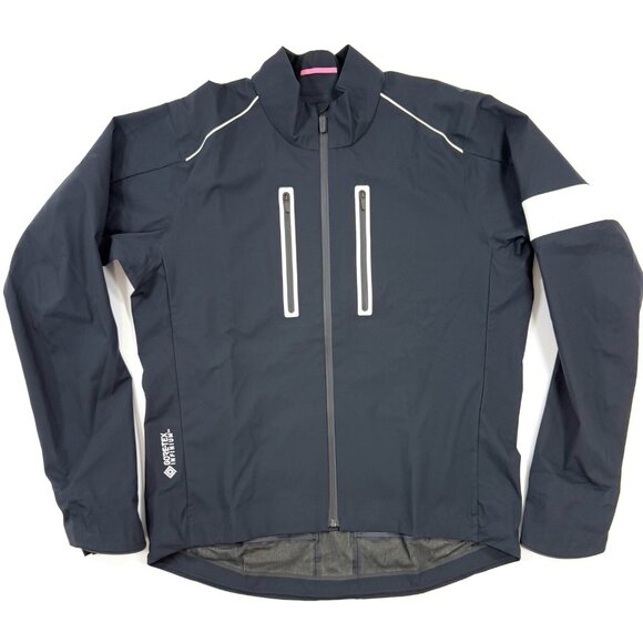 Rapha Mens Classic Gore-Tex Winter Jacket Size 2XL Black Outdoor Cycling - Picture 1 of 13